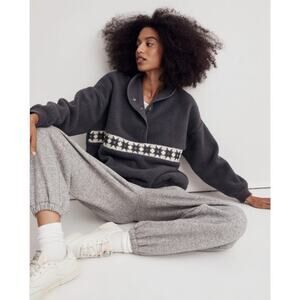 Madewell (Re)sourced Sherpa Popover Top